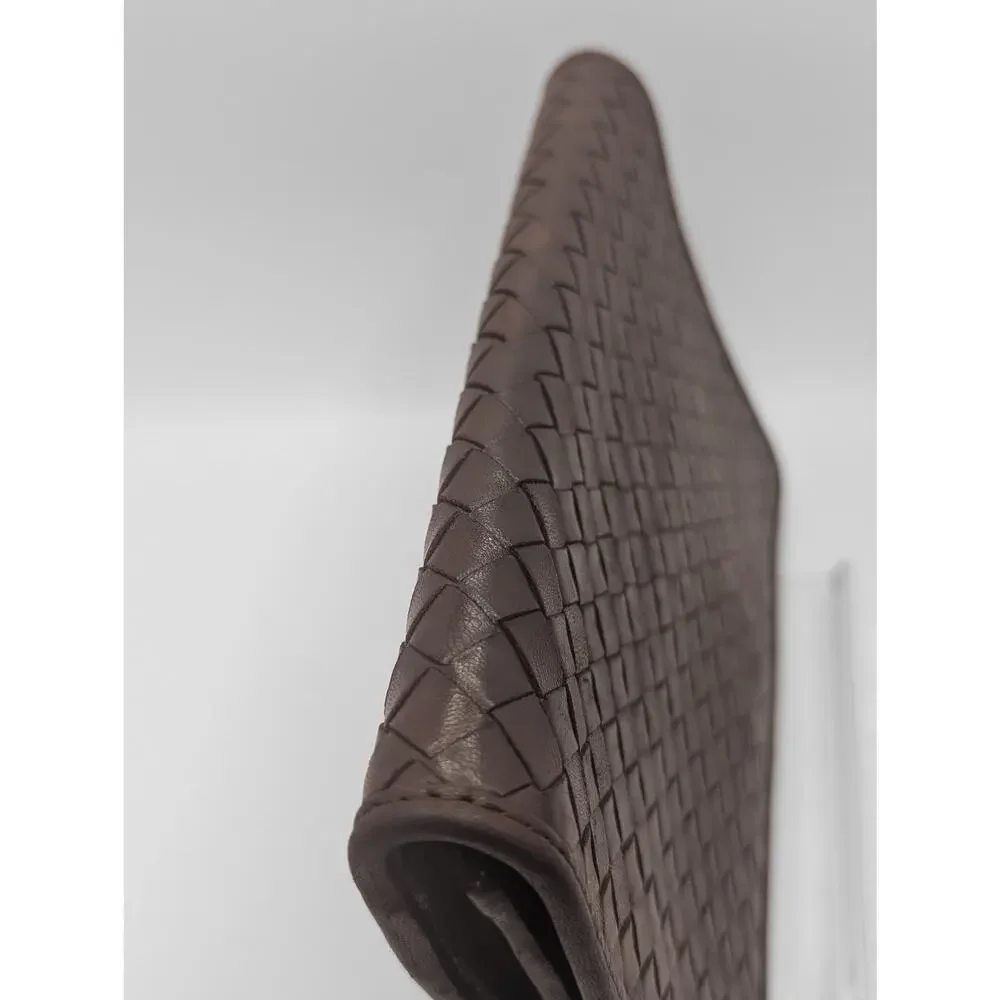 Authentic Bottega Veneta intrecciato 2-Way Bag – Dark Brown